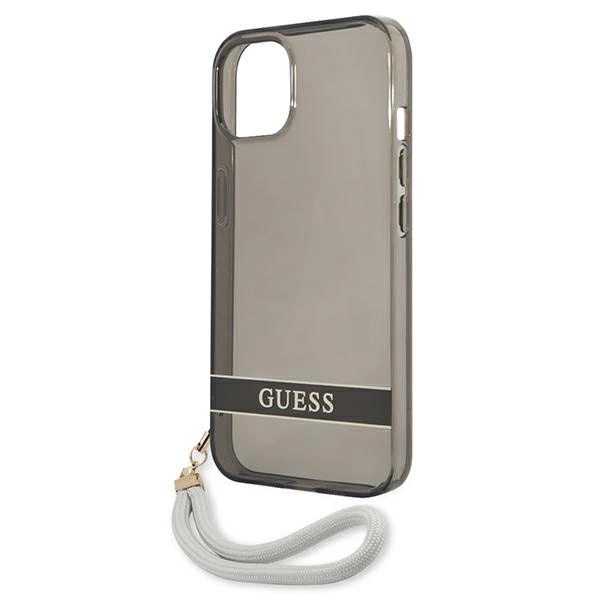 Guess GUHCP13SHTSGSK iPhone 13 mini 5.4" black/black hardcase Translucent Stapeng