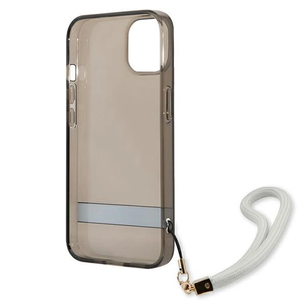 Guess GUHCP13SHTSGSK iPhone 13 mini 5.4" black/black hardcase Translucent Stapeng