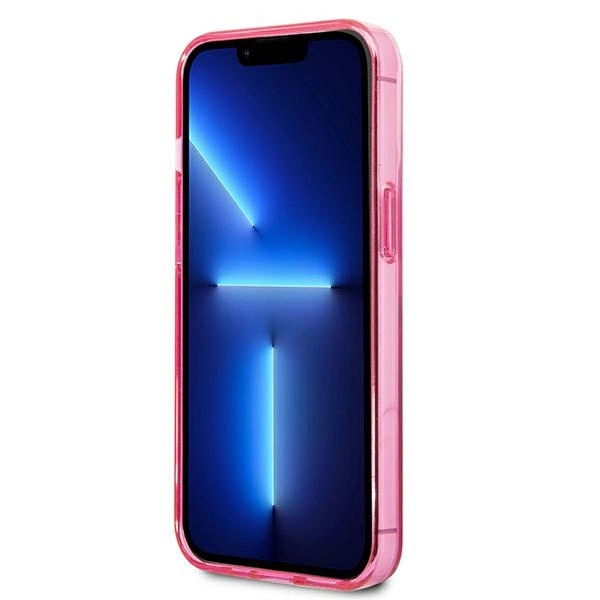 Karl Lagerfeld KLHCP13LTGKCP iPhone 13 Pro / 13 6,1" hardcase różowy/pink Gradient Ikonik Karl & Choupetteeng