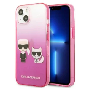 Karl Lagerfeld KLHCP13STGKCP iPhone 13 mini 5,4" hardcase różowy/pink Gradient Ikonik Karl & Choupetteeng