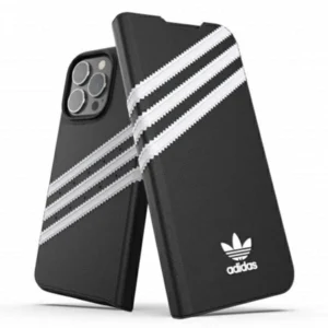 Adidas OR Booklet Case PU iPhone 13 Pro / 13 6,1" czarno biały/black white 47112eng