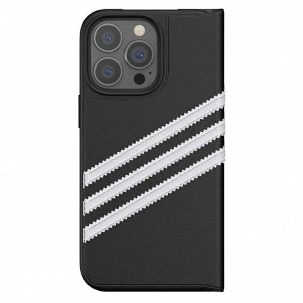 Adidas OR Booklet Case PU iPhone 13 Pro / 13 6,1" czarno biały/black white 47112eng