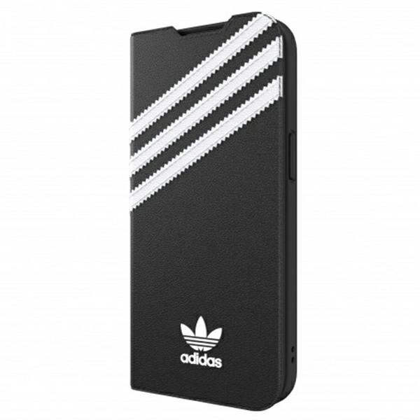 Adidas OR Booklet Case PU iPhone 13 Pro / 13 6,1" czarno biały/black white 47112eng