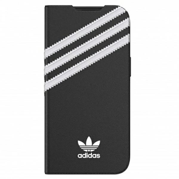 Adidas OR Booklet Case PU iPhone 13 Pro / 13 6,1" czarno biały/black white 47112eng