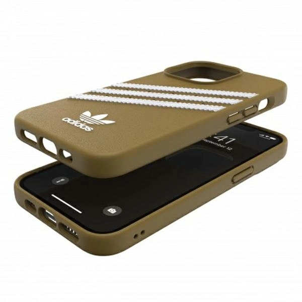 Adidas OR Moulded PU iPhone 13 Pro Max 6,7" beżowo-złoty/beige-gold 47807eng