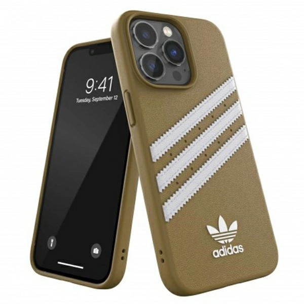 Adidas OR Moulded PU iPhone 13 Pro Max 6,7" beżowo-złoty/beige-gold 47807eng