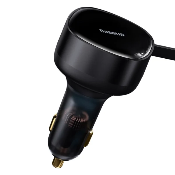Baseus Enjoyment 2in1 car charger 30W black (CGTX000001)eng