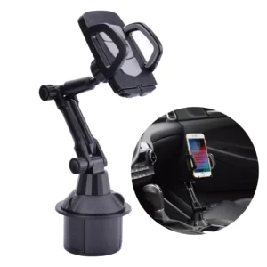 Smartphone car holder for cup holder blackeng