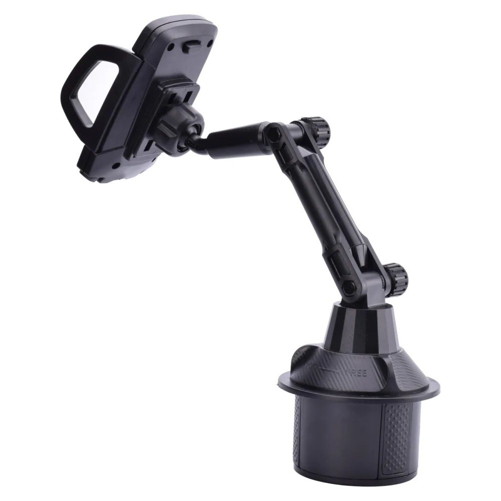 Smartphone car holder for cup holder blackeng