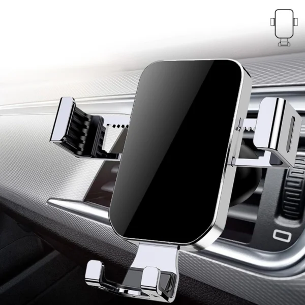 [RETURNED ITEM] Gravity smartphone car holder, black air vent (YC12)eng