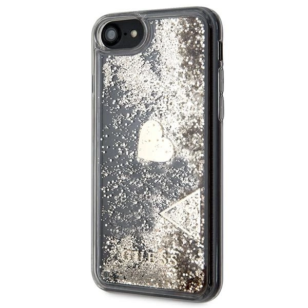 Guess GUOHCI8GLHFLGO iPhone 7/8/SE 2020 /SE 2022 gold/gold hard case Glitter Charmseng