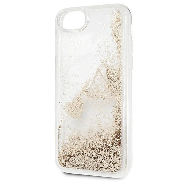 Guess GUOHCI8GLHFLGO iPhone 7/8/SE 2020 /SE 2022 gold/gold hard case Glitter Charmseng