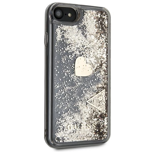 Guess GUOHCI8GLHFLGO iPhone 7/8/SE 2020 /SE 2022 gold/gold hard case Glitter Charmseng