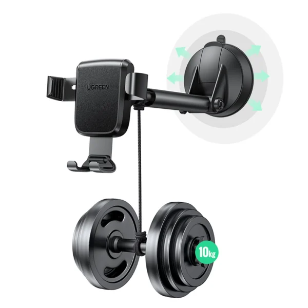 Ugreen gravity phone holder for dashboard cockpit black (LP200 60990B)eng