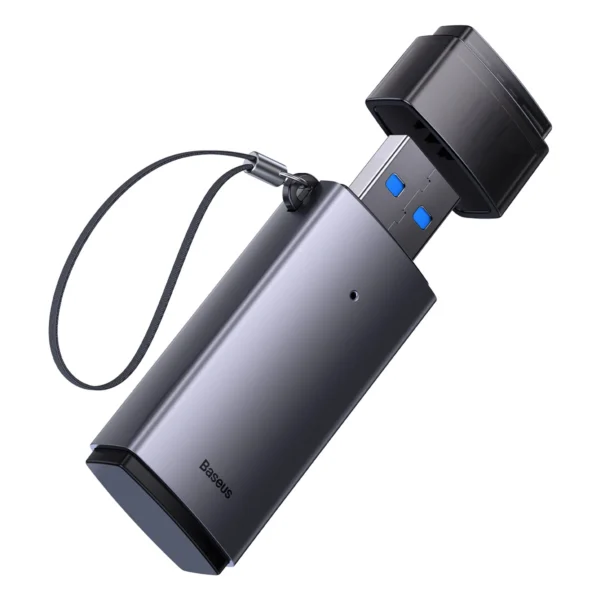 Baseus Lite Series adapter SD / TF USB card reader gray (WKQX060013)eng