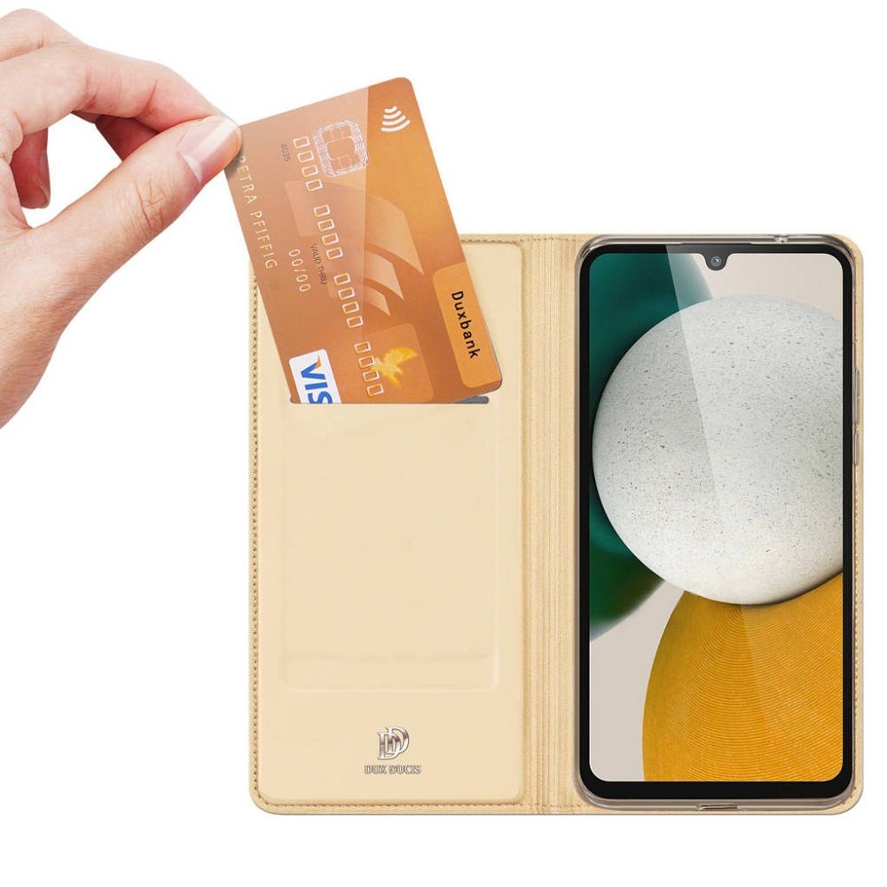 DUX DUCIS wallet case SKIN PRO for SAMSUNG A34 rose