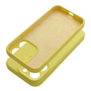 Case SILICONE 2mm for IPHONE 17 Air lemon