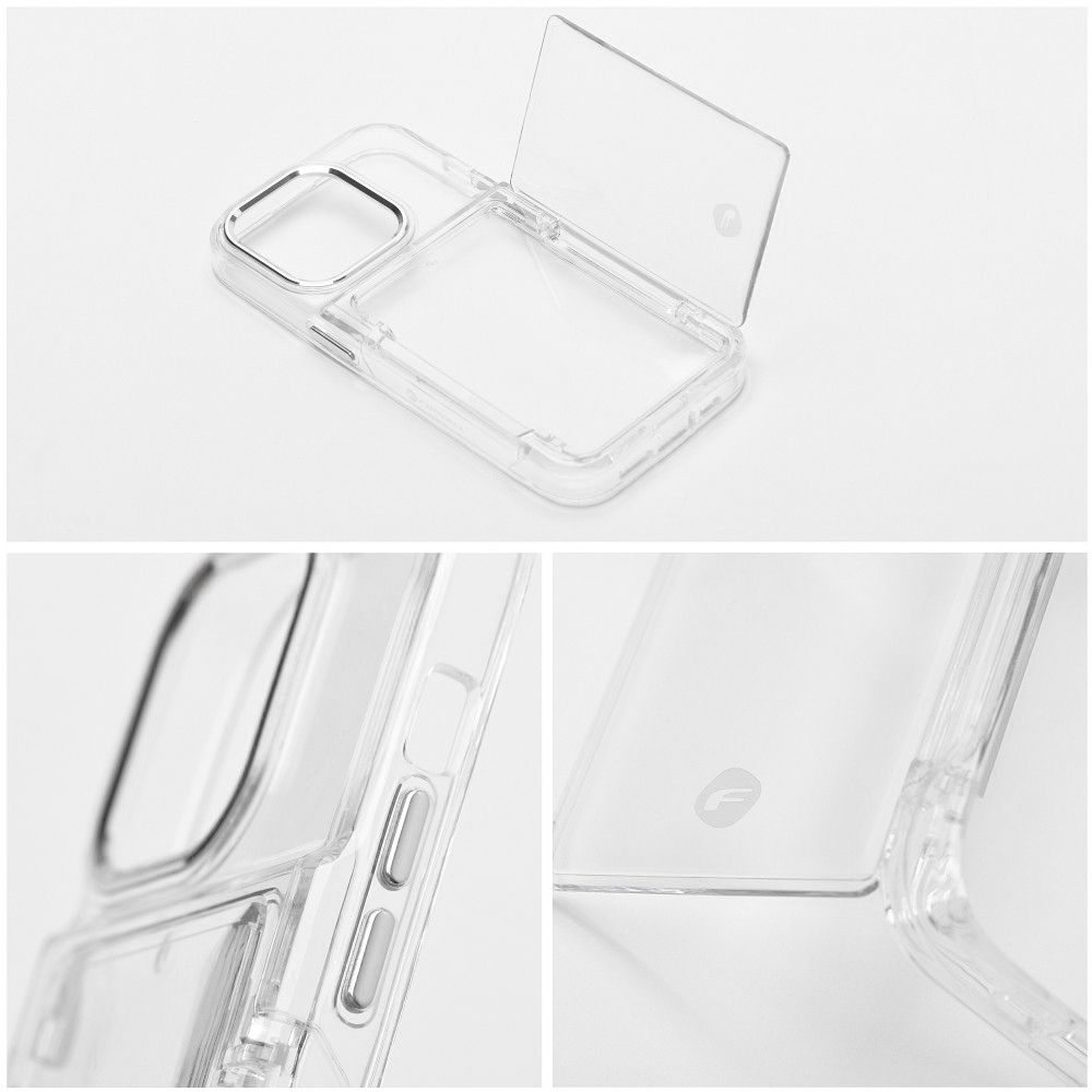 FORCELL F-PROTECT Crystal Pocket Case for SAMSUNG S24 transparent