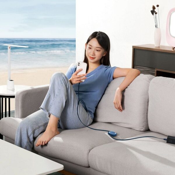 BASEUS cable 3in1 Type C to Micro USB / Lightning / Type C PD QC4.0 3,5A 100W CAMJ010203 1,1 blue