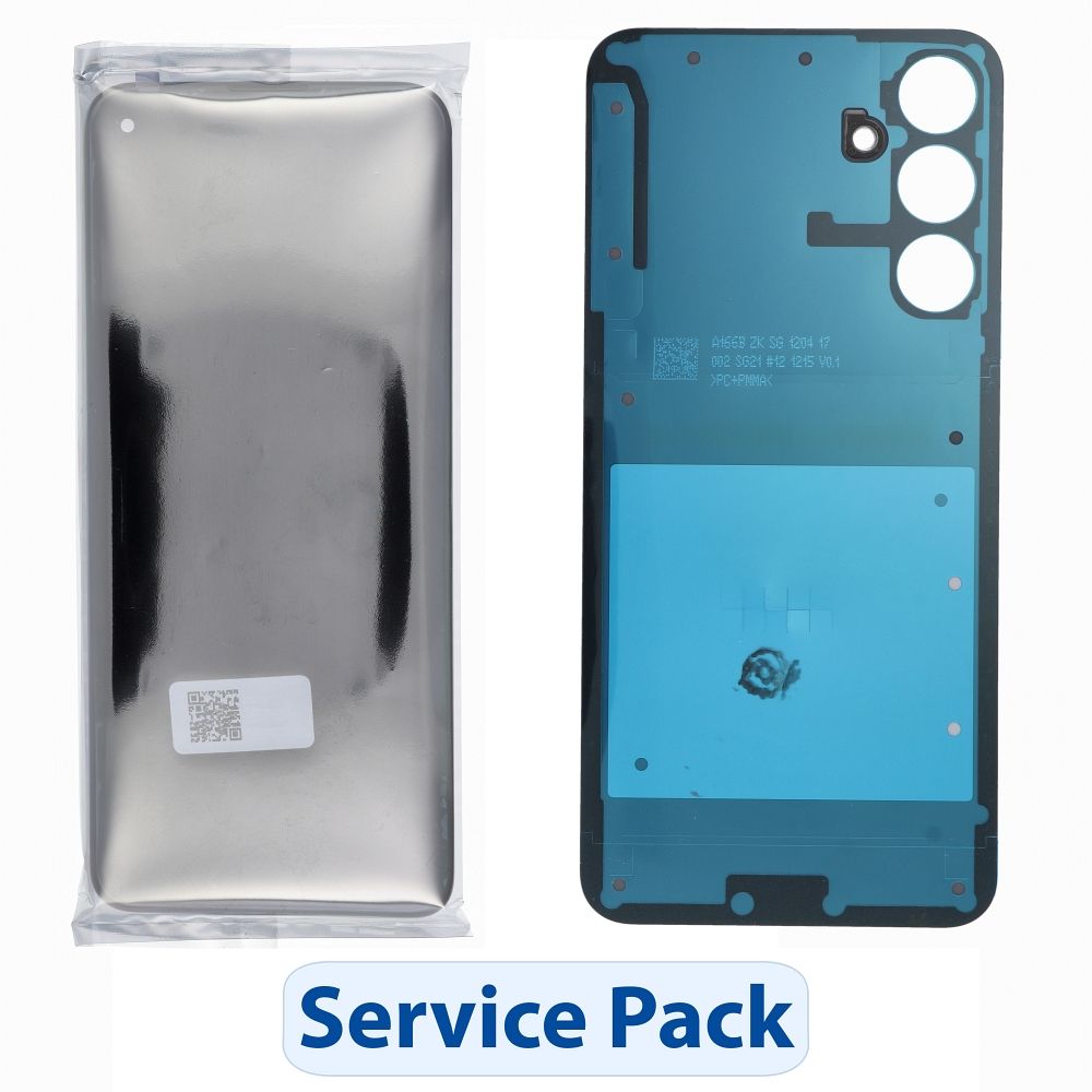 ServicePack Back Cover for SAMSUNG A16 5G A166B Black GH82-36030A
