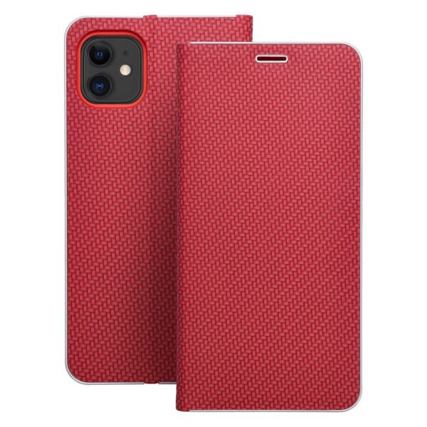 LUNA Book Carbon for IPHONE 17 Pro Max red