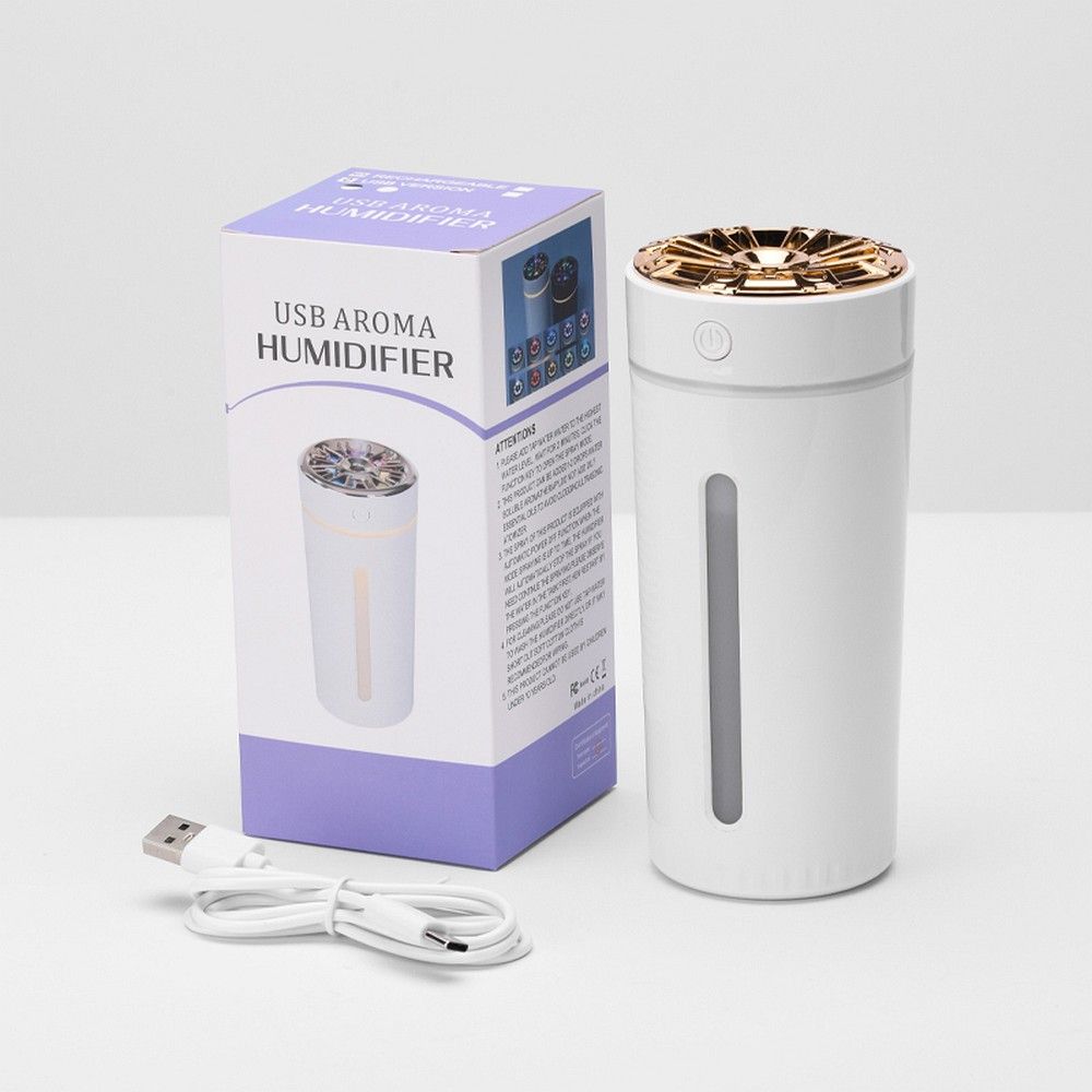Aromatherapy car machine / humidifier / diffuser Art Deco model RM-0628 white