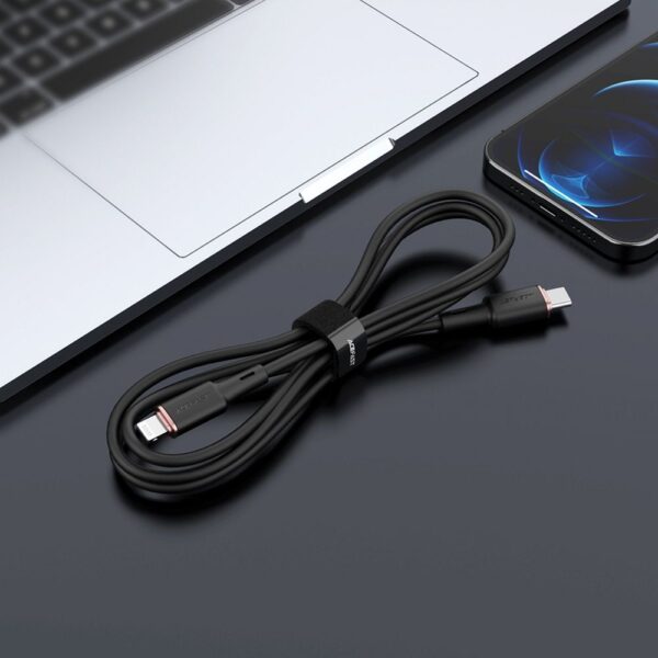 ACEFAST cable Type C to Lightning 8-pin MFi 3A PD30W C2-01 silicone 1,2m black