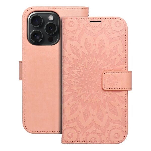 MEZZO Book case for IPHONE 17 Pro mandala peach fuzz