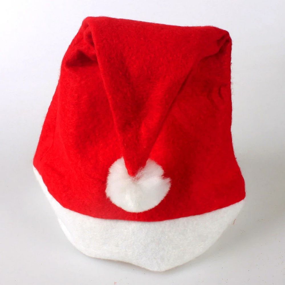 Santa Claus hat with pompom RC-K-296 red