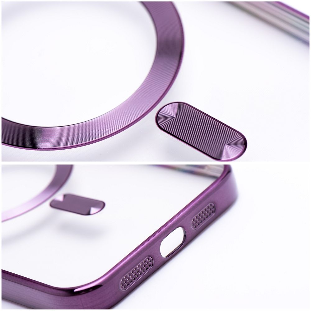 ELECTRO MAG COVER case compatible with MagSafe for IPHONE 17 Air deep purple