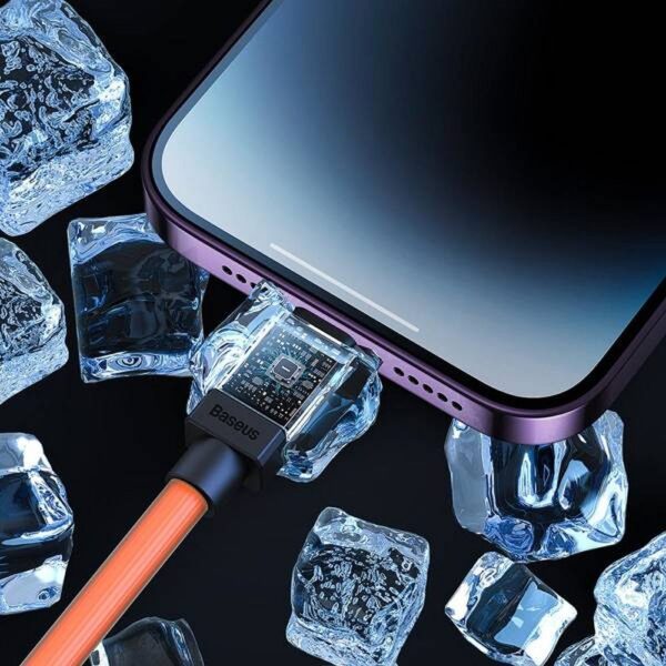 BASEUS cable USB A to Lightning 2,4A Coolplay CAKW000507 2 m orange