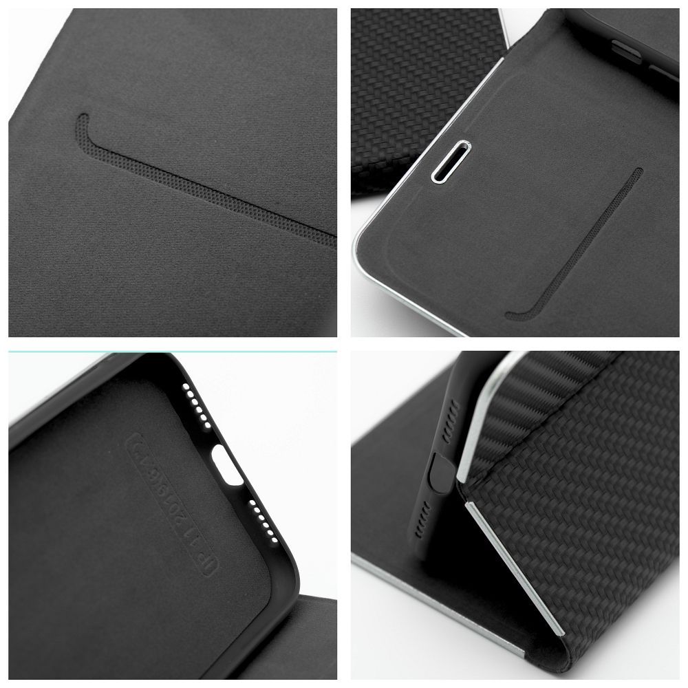 LUNA Book Carbon for IPHONE 17 Pro Max black