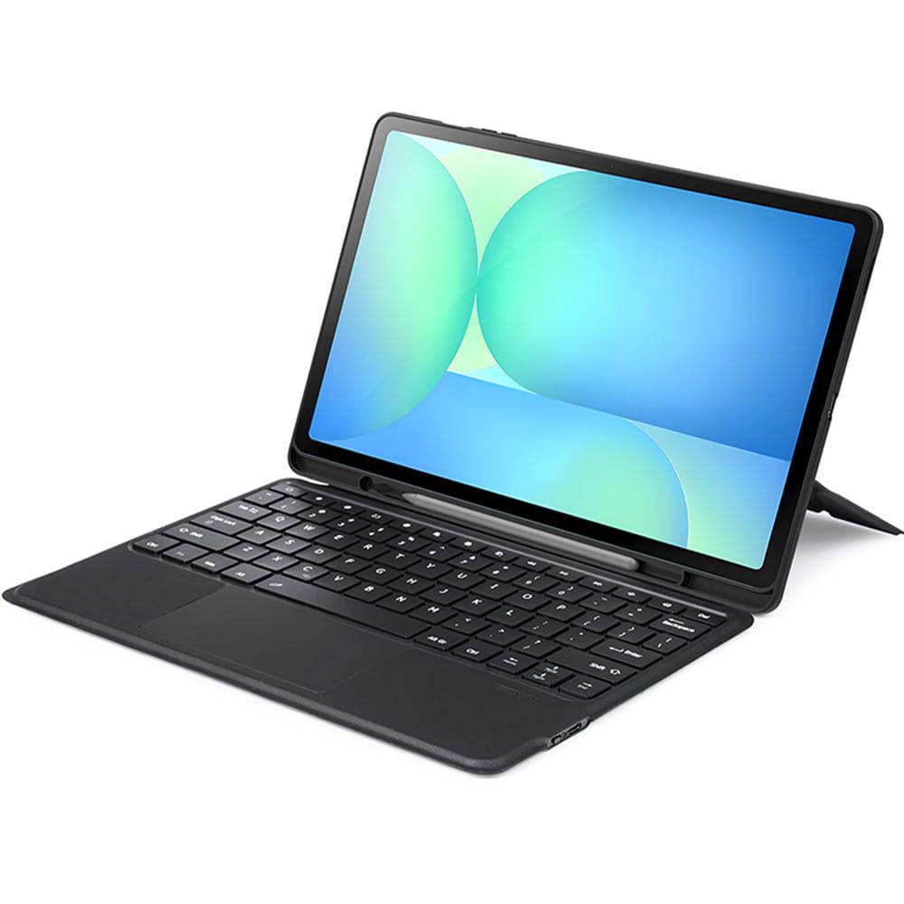 DUX DUCIS case DK foldable with Wireless Keyboard for SAMSUNG Tab S10 FE Plus black
