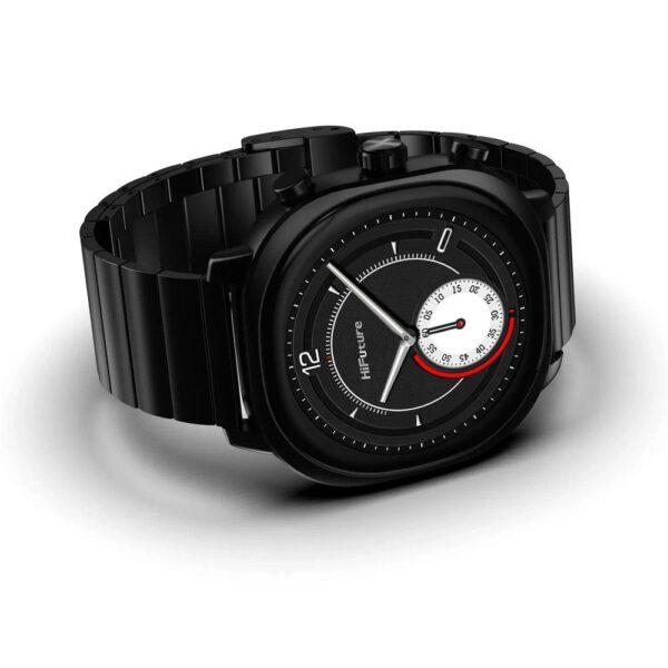 HIFUTURE stainless steel smartwatch with artificial intelligence AIX (OLED) (CORNING GLASS) black
