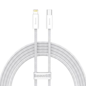 BASEUS cable Type C to Apple Lightning 8-pin PD20W Power Delivery Dynamic Series CALD000102 2m white