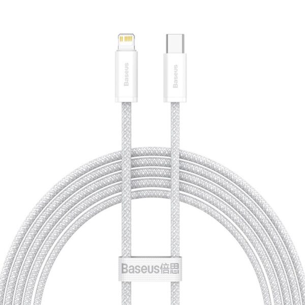 BASEUS cable Type C to Apple Lightning 8-pin PD20W Power Delivery Dynamic Series CALD000102 2m white