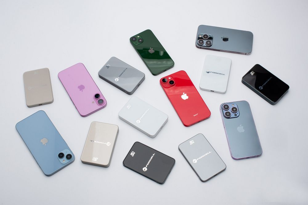 FORCELL F-ENERGY F10K8 Super Slim powerbank compatible with MagSafe PD3.0 QC4.0 15W 10000 mAh titanium dessert