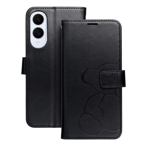 MEZZO Book case for SAMSUNG S25 Edge teddy bear black