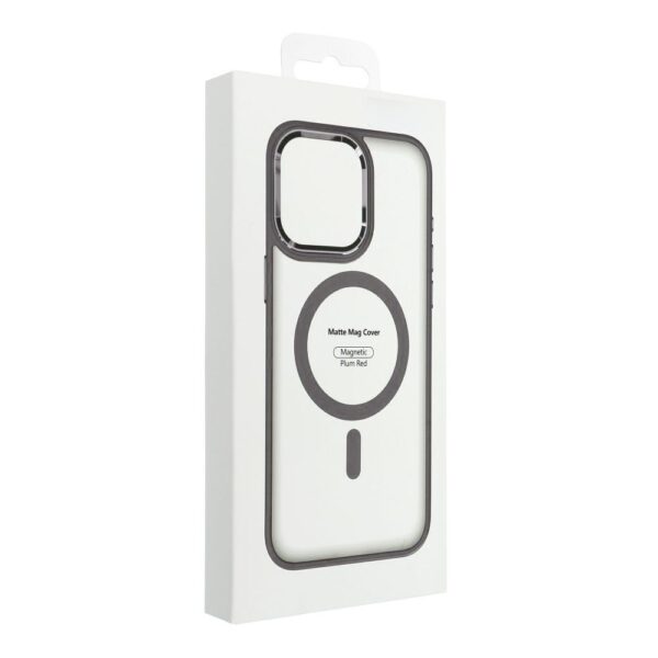 MATTE MAG COVER case compatible with MagSafe for IPHONE 17 Pro Max titanium