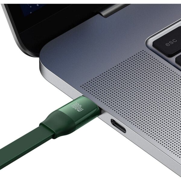 BASEUS cable 3in1 Type C to Micro USB / Lightning / Type C PD QC4.0 3,5A 100W CAMJ010206 1,1 m green