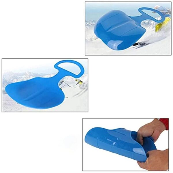 Slide for snow "Apple shape" RC-K-1219 blue