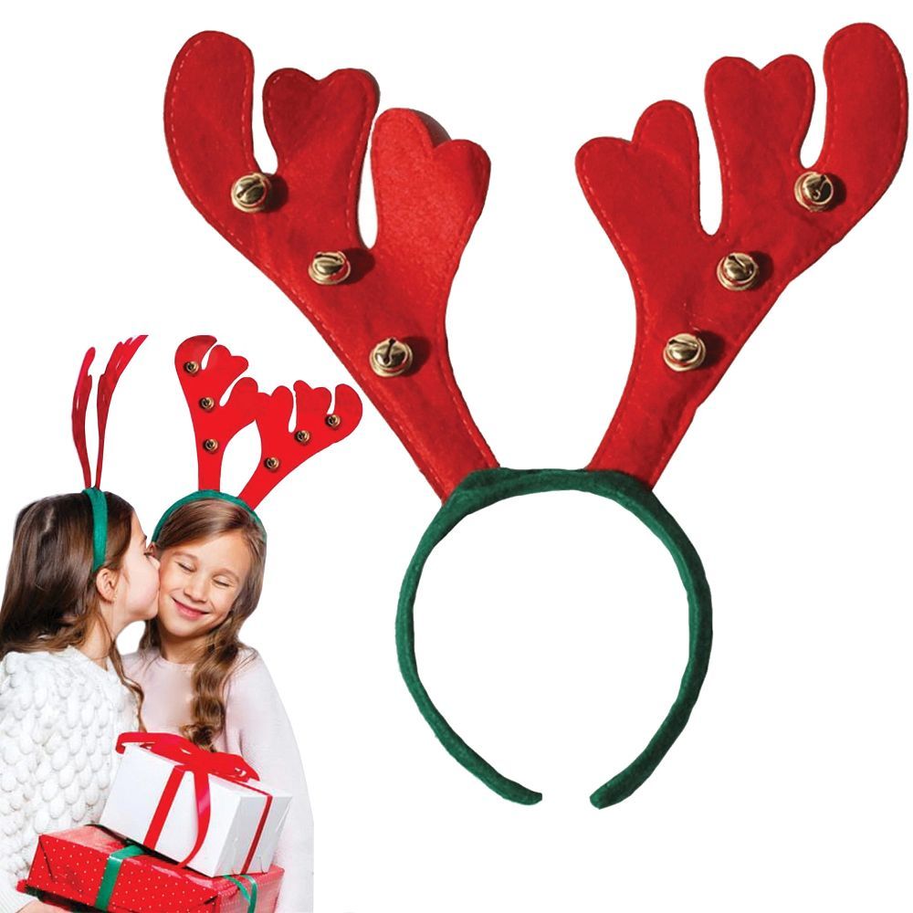 Christmas Headband "Reindeer Antlers with Bells" RC-K-297