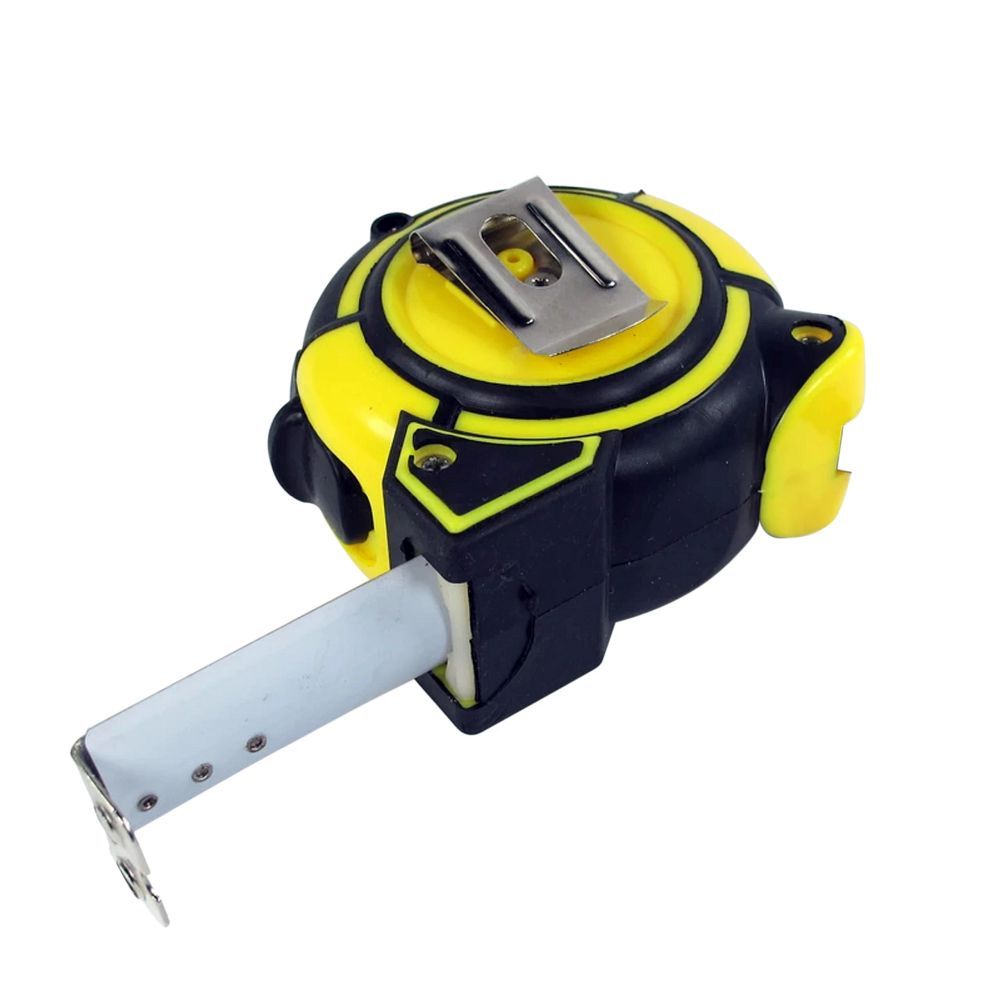 Measure steel tape 5 m x 25 mm with lock RC-K-1301 black yellow