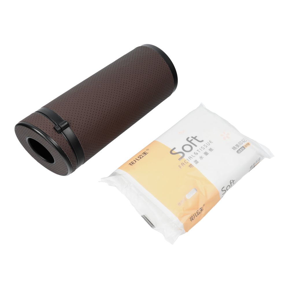 ba1f27340c9fce9ea92eceb1f9bc785f Tube-shaped tissue dispenser brown