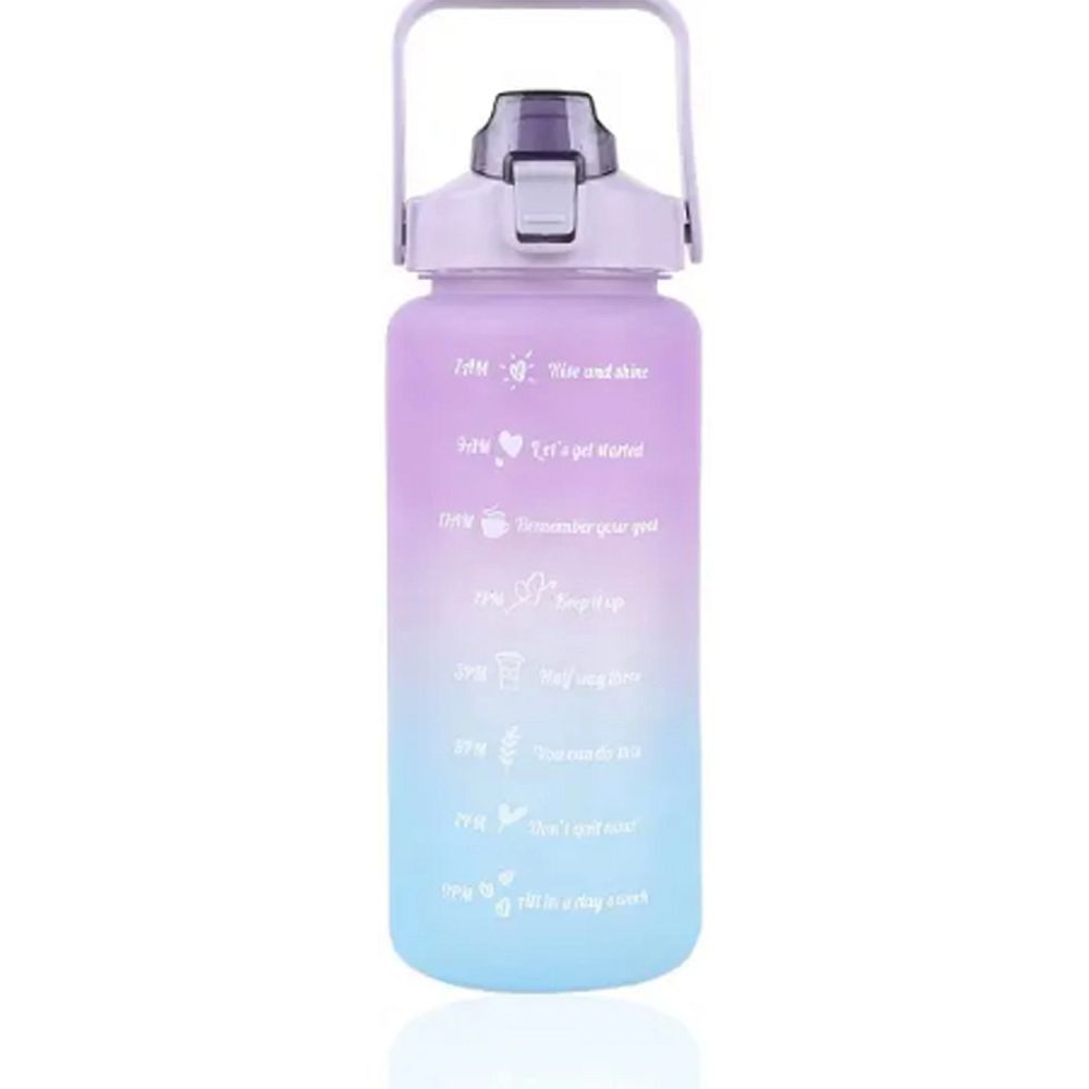 bca5026ec80b1c68ae22c06ba8bd8176 Water bottle with a straw with a motivational measuring 2L RC-K-992 purple blue
