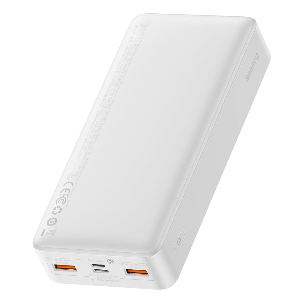 BASEUS powerbank 20000 mAh PD QC3.0 3A 20W PPBD050302 white
