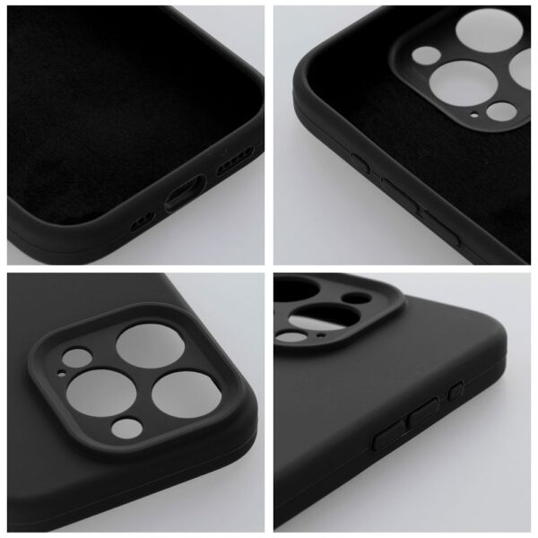 Case SILICONE 2mm for IPHONE 17 Air black