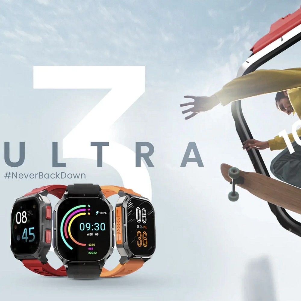 HIFUTURE sport smartwatch with call function ULTRA3 (IP68) black