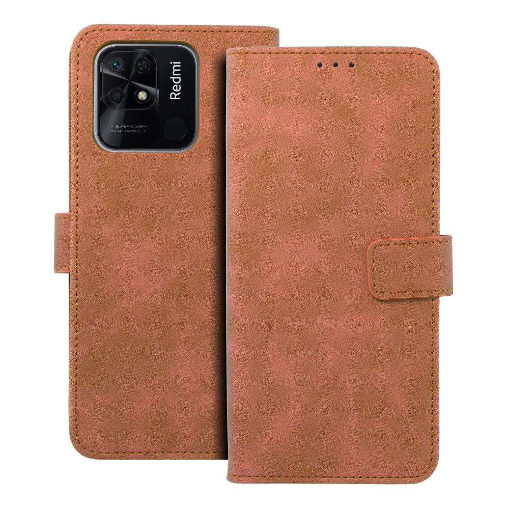 c1cd031384a9c63ecd562c798cb1c9f8 TENDER Book Case for XIAOMI Redmi 10C brown