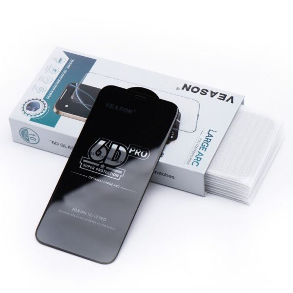 6D Pro Veason Glass (SET 10in1) - for Iphone 17 Pro black
